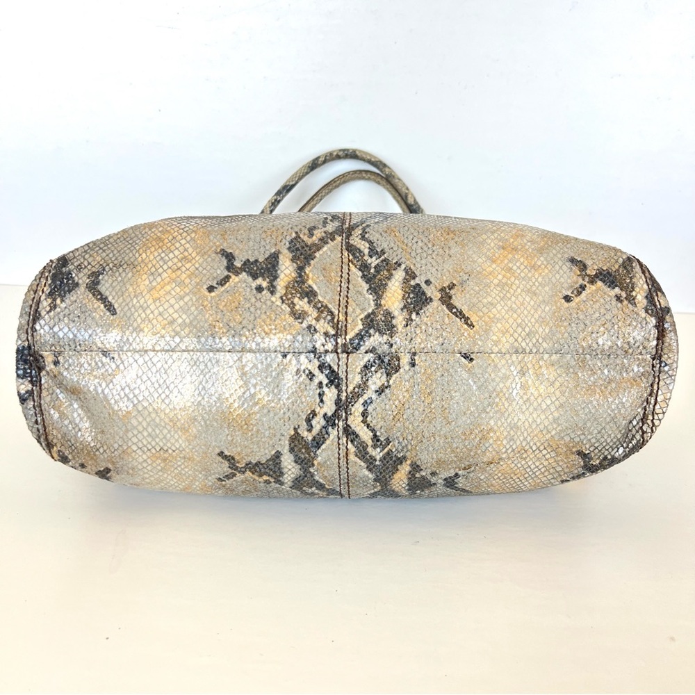 orYANY Snake Print Bag with Gold Accents - Picture 7 of 16